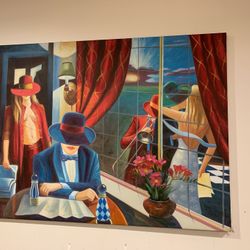 Fabulous girls oil painting