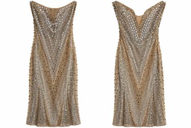 Rhinestone mini dress