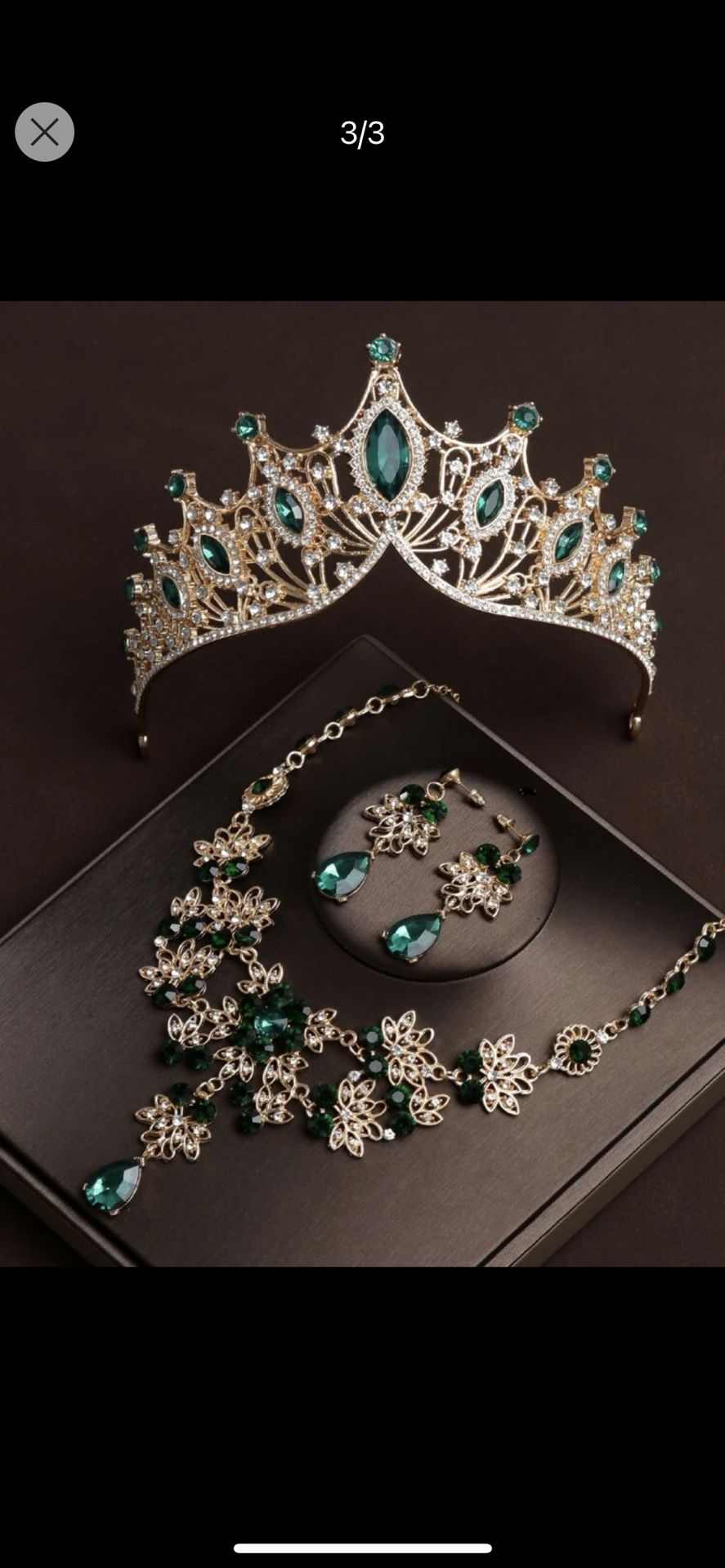 4 Piece Bridal Crown