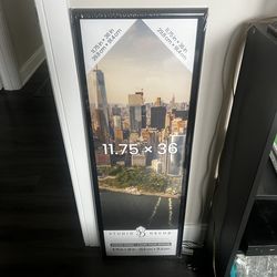 New Studio Decor Poster Fram 11.75 x 36