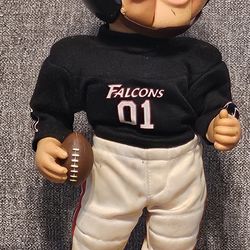 ATLANTA FALCONS Dancing Football Player Monday Night Singing Animated Hank JR