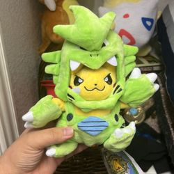 Pokemon Pikachu In Tyranitar Costume 