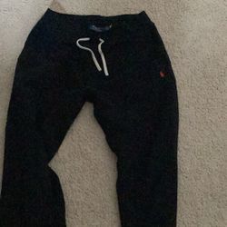 ralph laruen polo sweats black size medium fits like small authentic