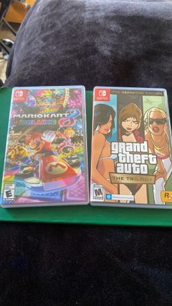 Mario cart and gta trilogy Nintendo switch