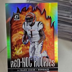 Ja'marr Chase Rookie Holo Optic Prizm Bengals 