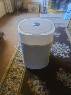 White Air Purifier with Fabric Filter