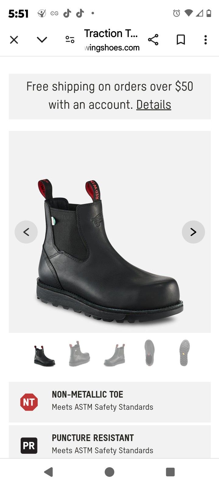 Red Wing Work Boots Steel Toe