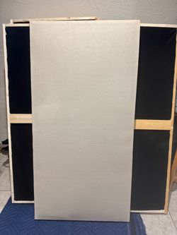 🎵 $85 PRO Acoustic Panels (4ft x 2ft) – CUSTOM Fabric – Beats others by 50%!