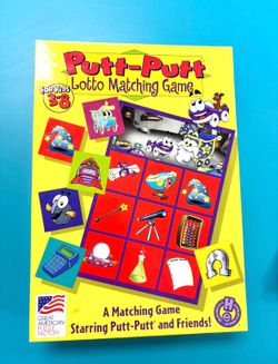matching game Putt Putt Lotto-toy, Memory, teacher, concentration, Classroom