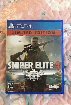 Sniper elite 4 ps4 game