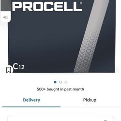 Procell C12 Batteries 12 Ct Box
