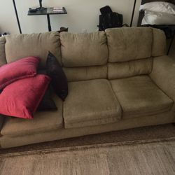 Tan sofa