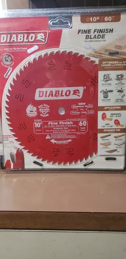 New Diablo 10" X 60 Tooth Fine Finish Blade