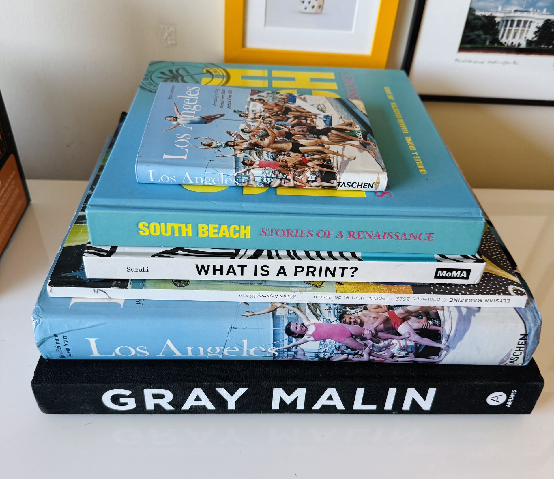 Assorted coffee table books. Starting at $5