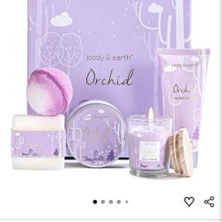 Orchid Bath bombs & Soap Gift