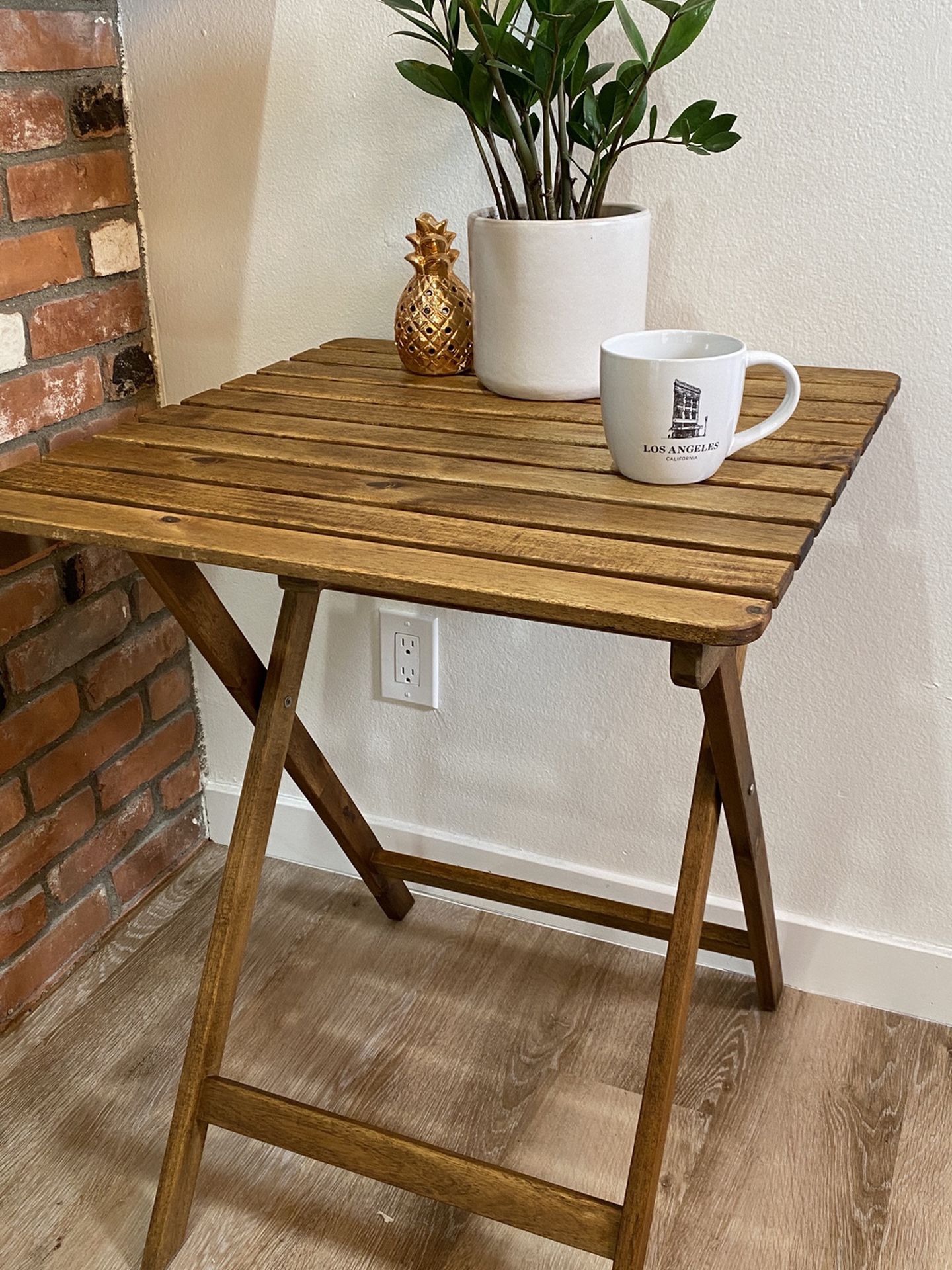 Outdoor Wooden Bistro Table