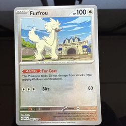 Pokemon Prismatic Evolutions Furfrou Poke Ball 