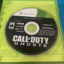 Install Disc ONLY!!!! Call Of Duty Ghosts Xbox360