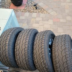 Rims And Tires For Toyota Tacoma Good Condition 