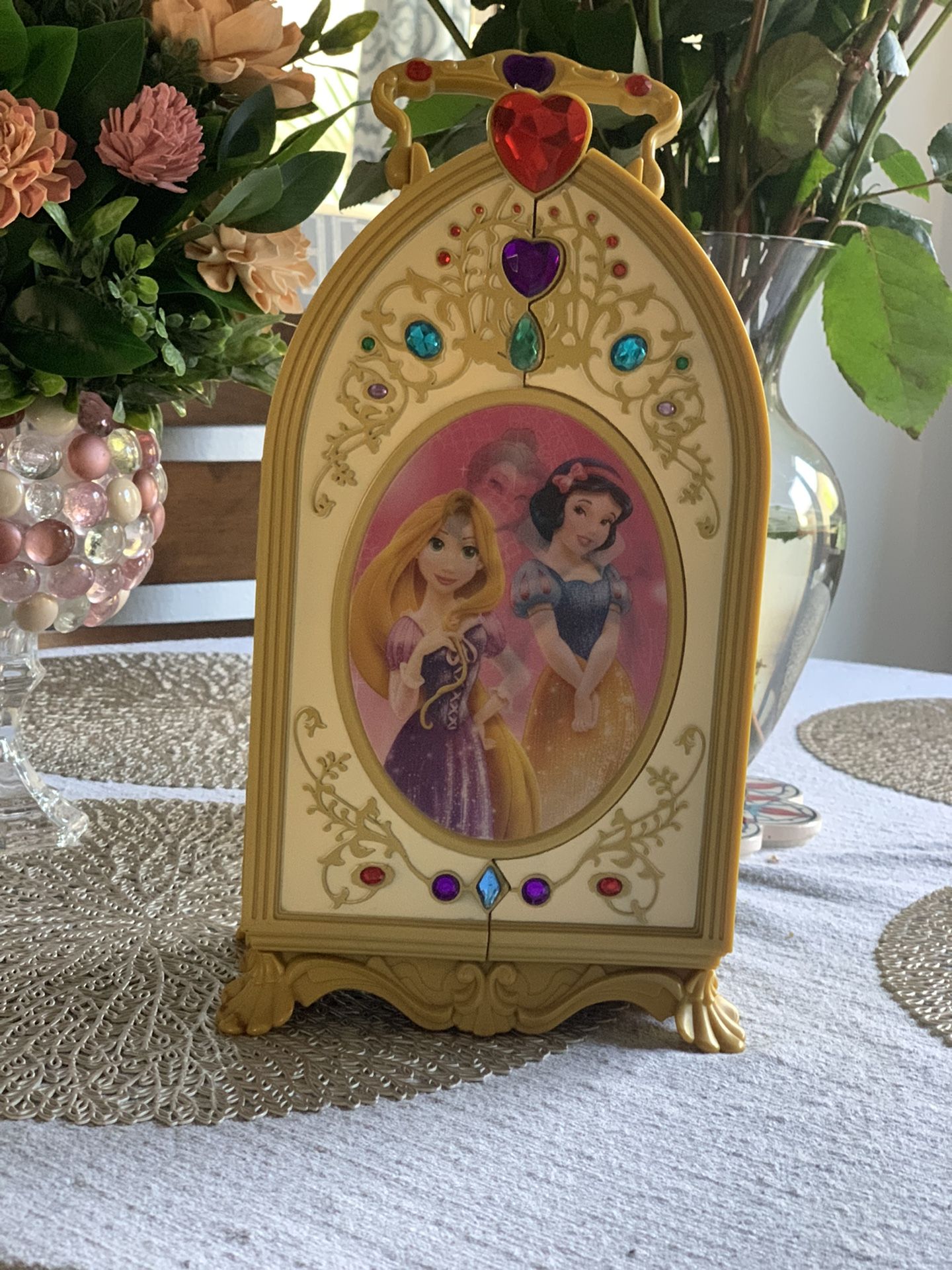 Disney Princess Wardrobe Closet Makeup Jewelry Box 12"