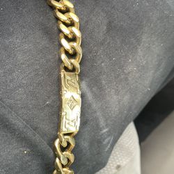 Men's Monogram Links Chain Necklace, LOUIS VUITTON