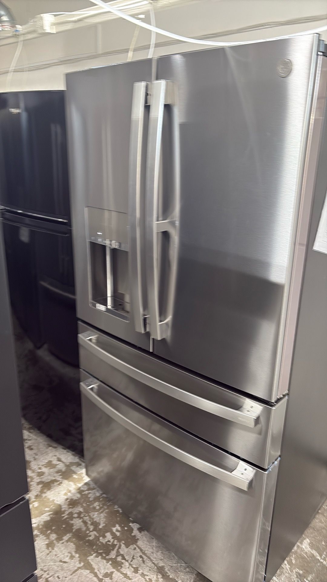 GE French Door refrigerator with door in door