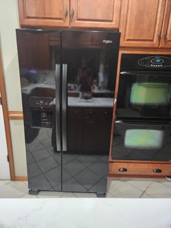 Black refrigerator for sale