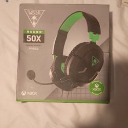 Turtle Beach Recon 50x Gaming Headset Wired Design For Xbox