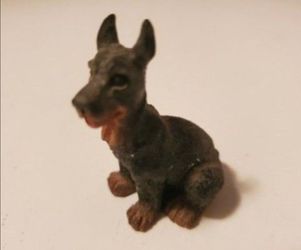 Miniature Doberman Pinscher Figurine