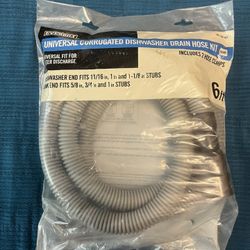 Everbilt Universal Corrugated Dishwasher Drain Hose Kit