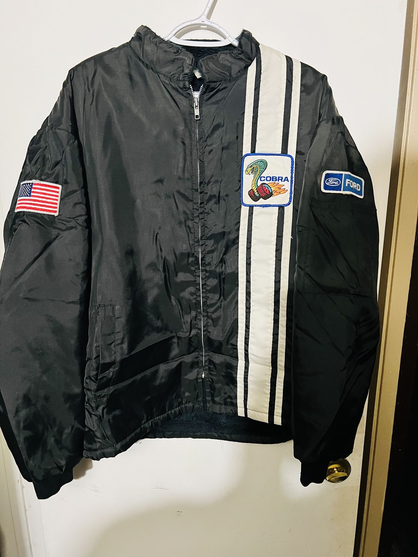 Ford Cobra Vintage Mens Jacket (Large)