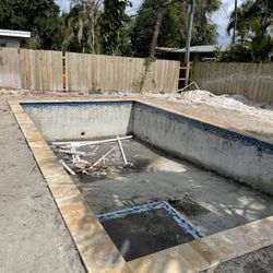Pool Coping and Tile Installation 