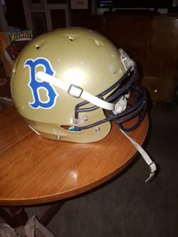 High school  football helmet