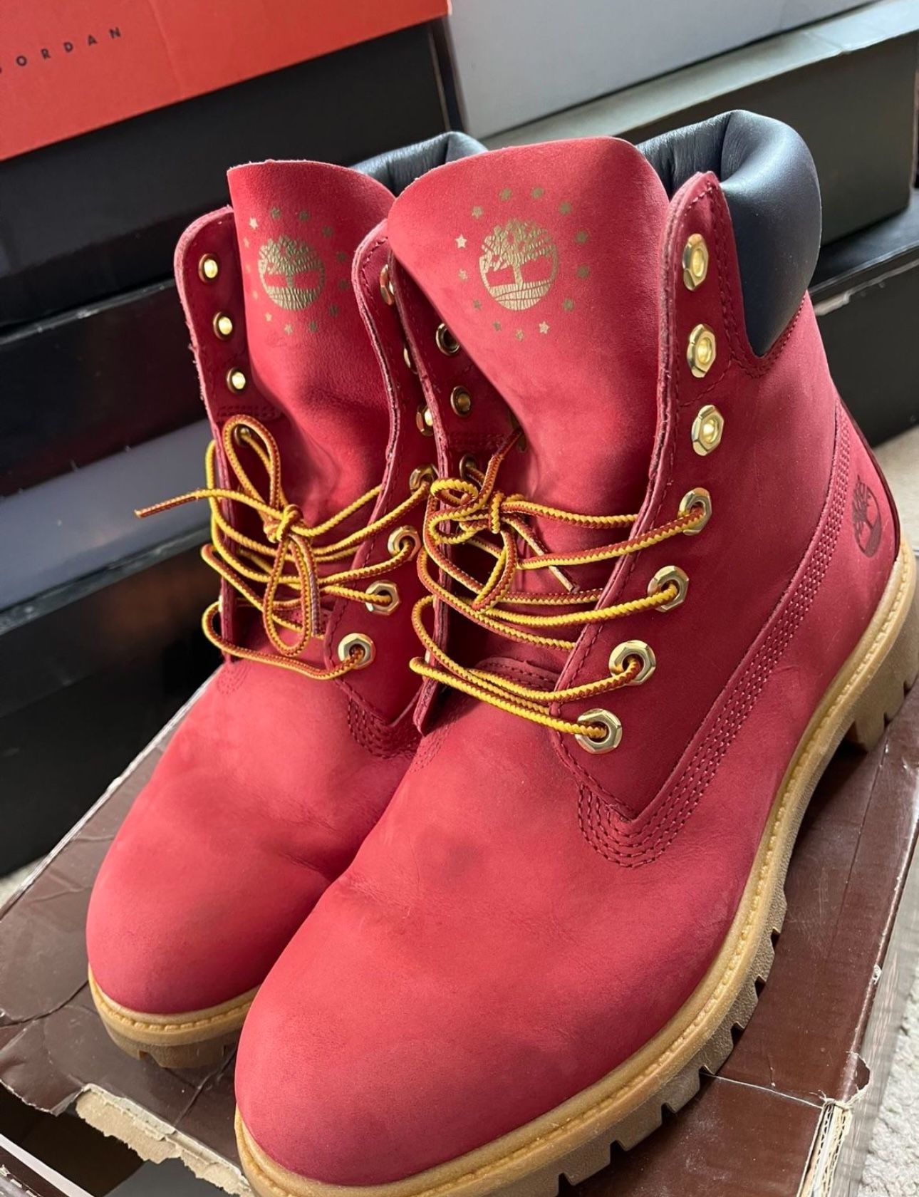 Red Timbs 9.5