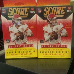 Panini Score 2021 Hanger Boxes Lot