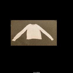 Women’s Banana Republic Medium Pale Pink Sweater EUC long sleeve crew neck 