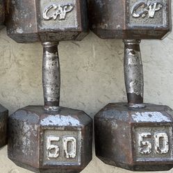 50 Pound Dumbbells