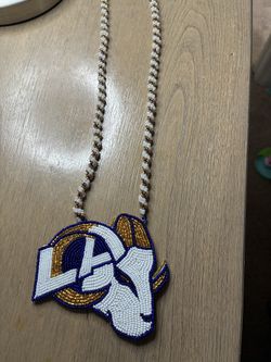 Los Angeles Rams beads necklace