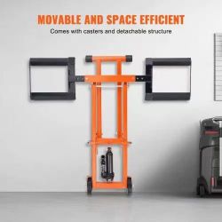 165】Jumping Jack Compactor, 6.5 HP Vibratory Rammer Fuel-Powered 196 cc Engine Tamper, 3600 lbs Impact Force, 26" Max Compaction Depth, for Soil, Grav