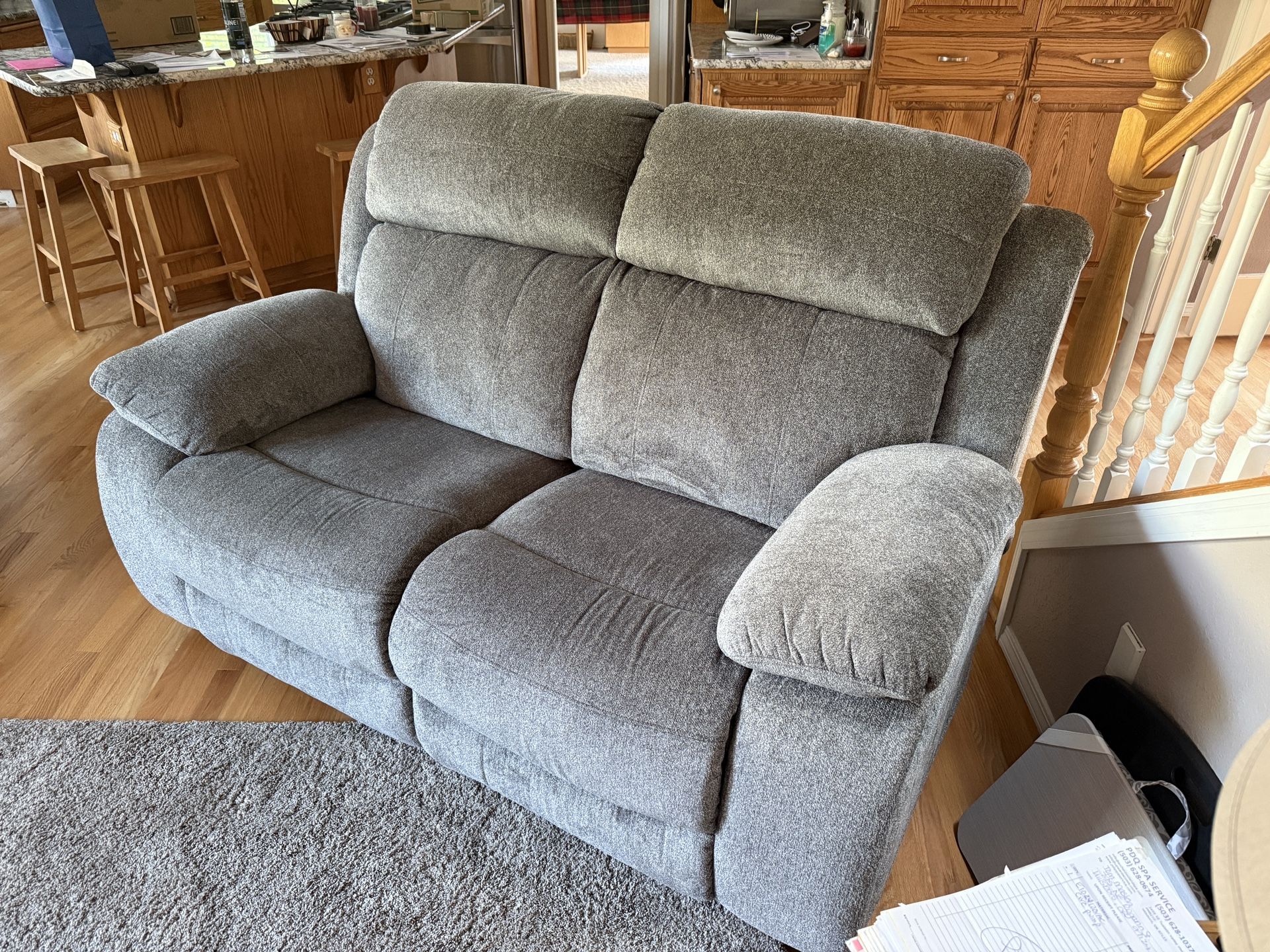 Luxury Grey Living Room Set