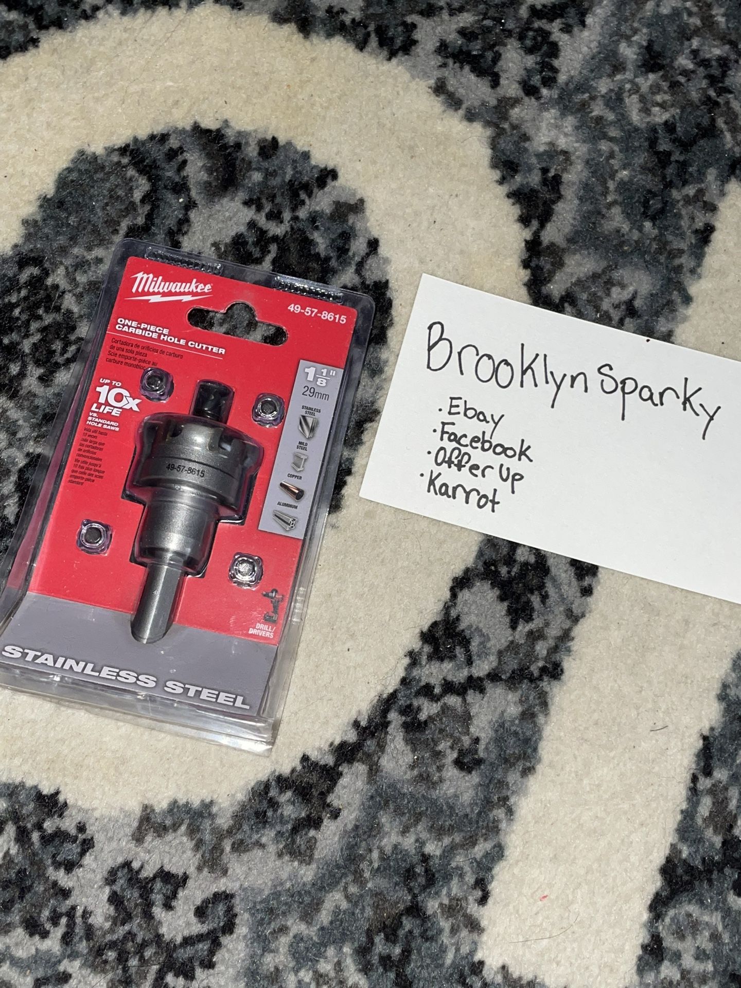 Milwaukee Carbide Whole Saw (1 1/8)