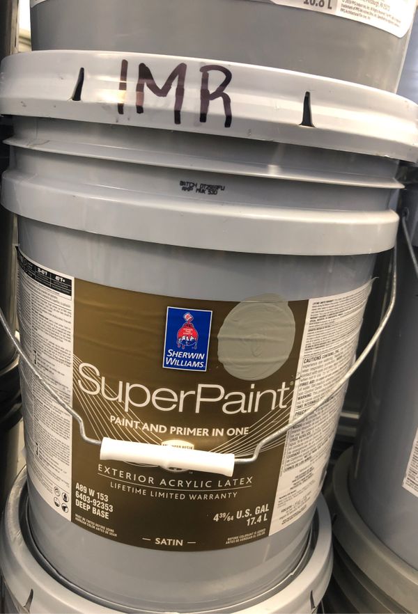 10 Gallons of Exterior Paint + Primer (Cornwall Slate) for