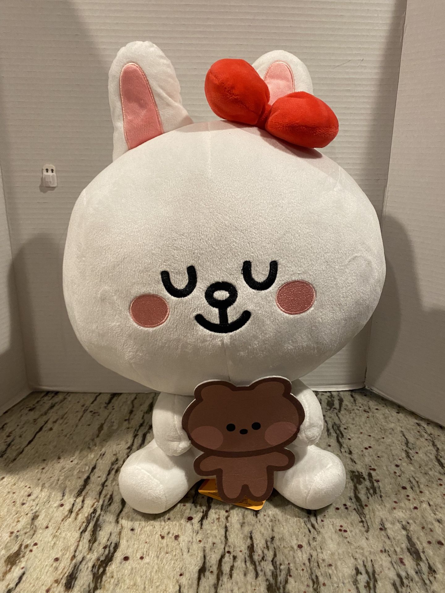 Line Friends Cony Bunny Plush 14,5” NWT
