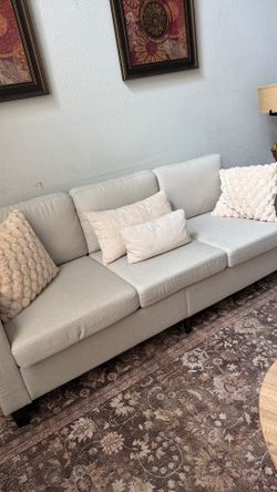 3 seater couch and matching ottoman