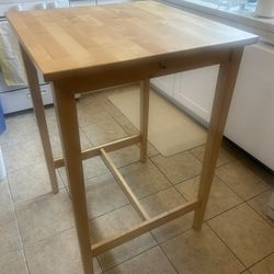 IKEA Birch Bar Table/ Standing Desk