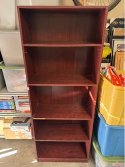 5 shelf bookcase