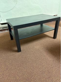 2-tier black table