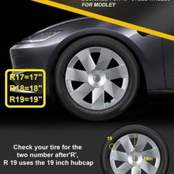 Rim Protector Hubcaps  Tesla Model Y 2019-2024 - 19 Inch 