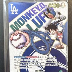 Monkey.D.Luffy (010) (Dodgers x ONE PIECE) EB02-010 Raw SEALED