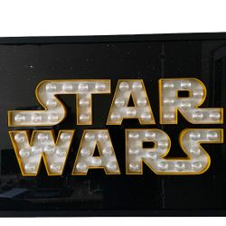 Star Wars Light Art Sign (Brand new)